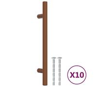 Prolenta Premium - Poignées de meubles 10 pcs. Bronzes 128 mm Acier inoxydable
