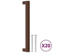 Prolenta Premium - Poignées de meubles 20 pcs. Bronzes 192 mm Acier inoxydable