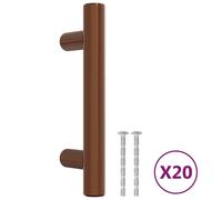 Prolenta Premium - Poignées de meubles 20 pcs. Bronzes 64 mm Acier inoxydable