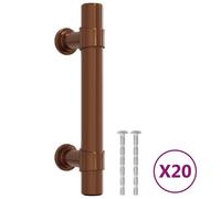 Prolenta Premium - Poignées de meubles 20 pcs. Bronzes 64 mm Acier inoxydable