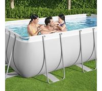 Prolenta Premium - Pool-Set Power Steel Rechteckig 404x201x100 cm