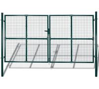 Prolenta Premium - Portail de clôture à double battant Acier revêtu par poudre