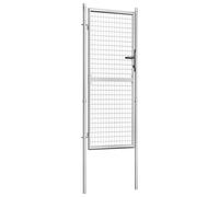 Prolenta Premium - Portail de jardin Acier galvanisé 105 x 200 cm Argenté