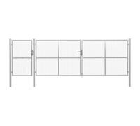 Prolenta Premium - Portillon Acier 500 X 125 Cm Argenté Argent