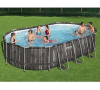 Prolenta Premium - Power Steel Pool Set Oval 488x305x107 cm