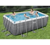 Prolenta Premium - Power Steel Pool-Set Rechteckig 412x201x122 cm