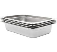 Prolenta Premium - Récipients Gastronorm 4 pcs GN 1/1 100 mm acier inoxydable
