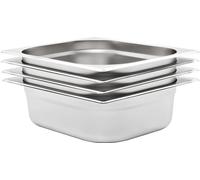 Prolenta Premium - Récipients Gastronorm 4 pcs. GN 1/2 100 mm acier inoxydable