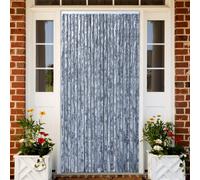 Prolenta Premium - Rideau moustiquaire argenté 100x220 cm chenille