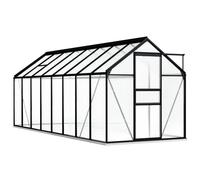Prolenta Premium - Serre Avec Cadre De Base Anthracite Aluminium 9,31 M² Anthracite