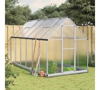 Prolenta Premium - Serre Avec Cadre De Base Argenté 334x169x202 Cm Aluminium Argent