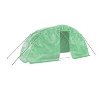 Prolenta Premium - Serre avec châssis en acier Vert 10 m² 5x2x2,3 m