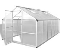 Prolenta Premium - Serre avec fondations Renforcée Aluminium 9,025 m²