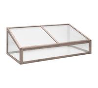 Prolenta Premium - Serre Gris 110x58,5x39 Cm Bois De Sapin Gris