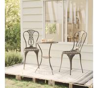 Prolenta Premium - Set Bistro 3 pièces fonte d'aluminium bronzes