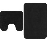 Prolenta Premium - Set de tapis de bain 2 pièces tissu anthracite