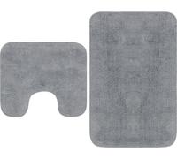 Prolenta Premium - Set de tapis de bain 2 pièces tissu gris
