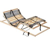 Prolenta Premium - Sommier à lattes électrique avec 42 lattes 7 zones 100x200 cm