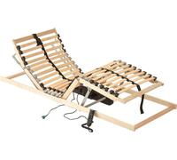 Prolenta Premium Sommier électrique à 28 lattes 7 zones 90x200 cm
