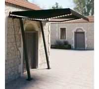 Prolenta Premium - Store manuel rétractable avec LED 3,5x2,5 m Anthracite