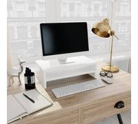 Prolenta Premium - Support pour écran Blanc brillant 42x24x13 cm Bois composite