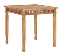 Prolenta Premium - Table À Dîner De Jardin 80x80x80 Cm Bois De Teck Solide Marron