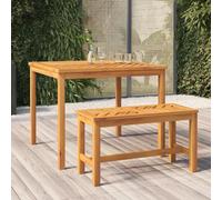 Prolenta Premium - Table À Manger De Jardin 90x90x74 Cm Bois D'acacia Solide Marron