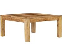 Prolenta Premium - Table basse 80x80x40 cm en bois massif de manguier