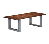 Prolenta Premium - Table basse avec bords vivants 115x60x40 cm en acacia massif