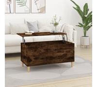 Prolenta Premium - Table basse chêne fumé 90x44,5x45 cm bois composite