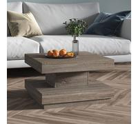Prolenta Premium - Table basse Gris 60x60x35 cm MDF
