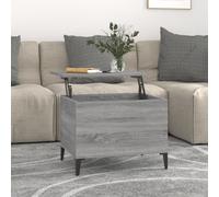 Prolenta Premium - Table basse Gris Sonoma 60x44,5x45 cm bois composite