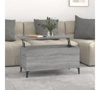 Prolenta Premium - Table basse Gris Sonoma 90x44,5x45 cm bois composite