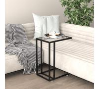 Prolenta Premium - Table d'appoint pour ordinateur Transparent 50x35x65 cm Verre trempé