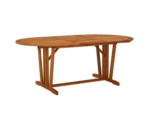 Prolenta Premium - Table De Jardin 200x100x75 Cm Bois D'eucalyptus Solide Marron