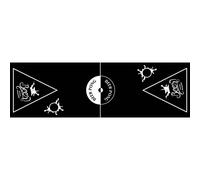 Prolenta Premium Table pliante Beer Pong Réglable en hauteur Noir