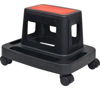 Prolenta Premium - Tabouret d'atelier à roulettes avec tablette et compartiments de rangement 150 kg