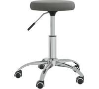 Prolenta Premium - Tabouret de massage velours gris foncé