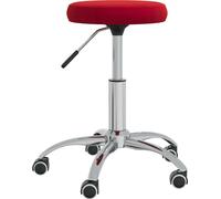 Prolenta Premium - Tabouret de massage velours rouge vin