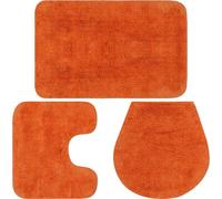 Prolenta Premium - Tapis de bain 3 pièces Tissu orange
