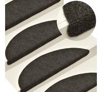 Prolenta Premium - Tapis de sol auto-adhésifs 5 pcs. 65x21x4 cm Anthracite Demi rond Grand