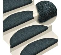 Prolenta Premium - Tapis de sol auto-adhésifs 5 pièces 56x17x3 cm vert demi-rond