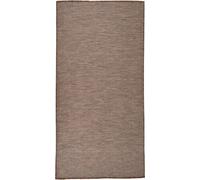 Prolenta Premium - Tapis d'Extérieur Tissu plat 100x200 cm Marron