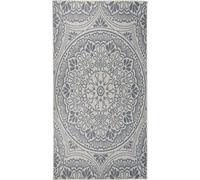 Prolenta Premium - Tapis d'Extérieur Tissu plat 80x150 cm Dessin bleu