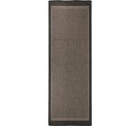 Prolenta Premium - Tapis d'Extérieur Tissu plat 80x250 cm Marron Foncé