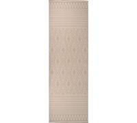 Prolenta Premium - Tapis d'Extérieur Tissu plat 80x250 cm Marron Rayé