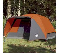 Prolenta Premium - Tente De Camping Et Porche 4 Personnes Gris Orange Imperméable Orange