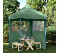 Prolenta Premium - Tente De Réception Pliable Escamotable 2 Parois Latérales Vert Vert