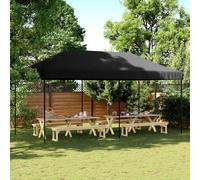Prolenta Premium - Tente De Réception Pliable Escamotable Noir 580x292x315 Cm Noir