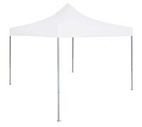 Prolenta Premium - Tente De Réception Pliable Professionnelle 3x3 M Acier Blanc Blanc
